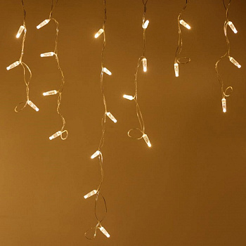 Бахрома световая [2.4x0.6 м] Edge ARD-EDGE-CLASSIC-2400x600-CLEAR-88LED-STD WARM (230V, 6W)