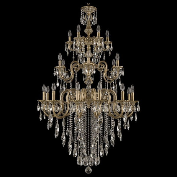 Подвесная люстра Bohemia Ivele Crystal 7203 72103/12+6+6/300/3d B FP