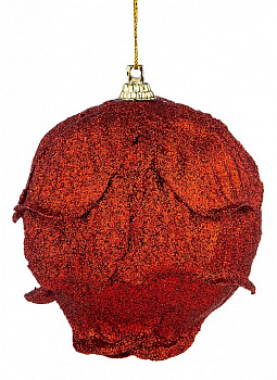 Елочная игрушка (8х10 см) Роза 858-125