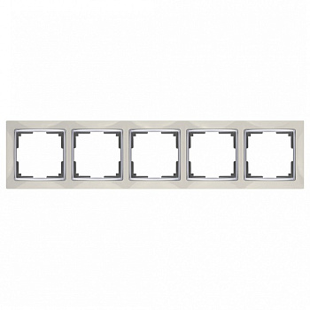 Рамка на 5 постов Werkel Snabb WL03-Frame-05-ivory