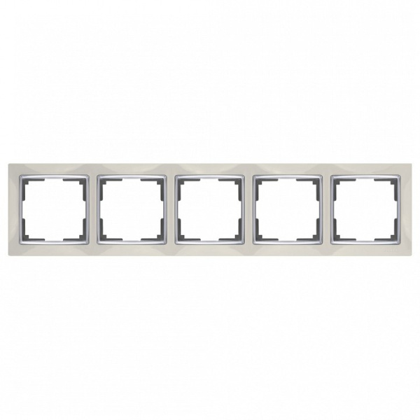 Рамка на 5 постов Werkel Snabb WL03-Frame-05-ivory