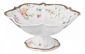 Чаша декоративная (18х8 см) Луговые цветы 274-960