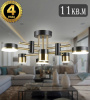 Потолочная люстра Natali Kovaltseva LOFT LED LED LAMPS 81368 GOLD BLACK
