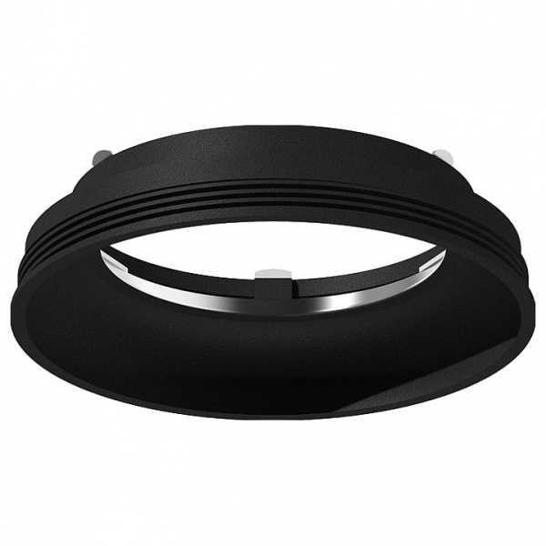 Рамка на 1 светильник Ambrella N702 N7021 SBK черный песок D70*H20mm Out1mm MR16