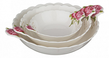 Набор из 3 чаш декоративных Art 163-303