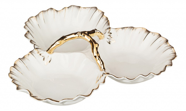 Чаша декоративная (29х29х9 см) Зефир 590-209