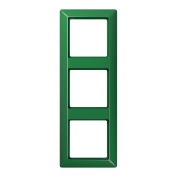 JUNG AS 500 Зеленая Рамка 3-ая ударопрочная