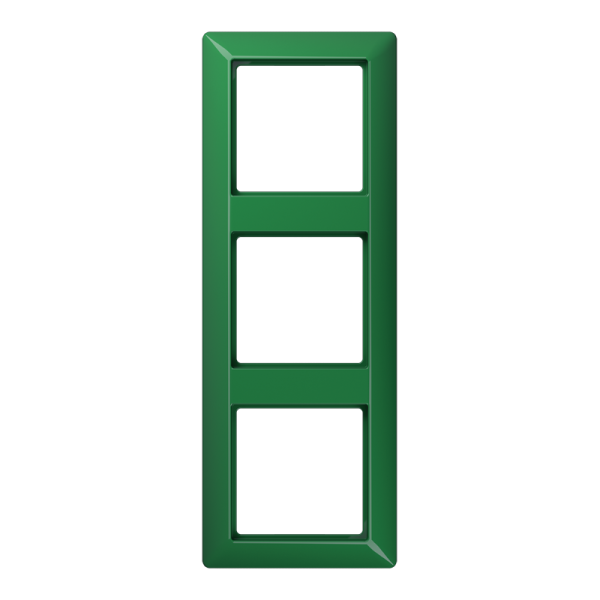 JUNG AS 500 Зеленая Рамка 3-ая ударопрочная