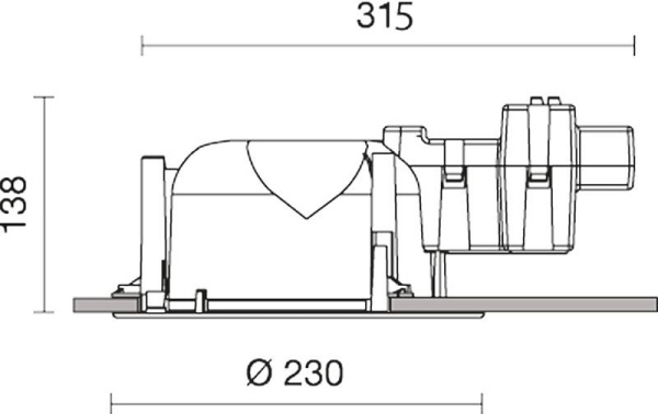 Встраиваемый светильник Deko-Light  151612