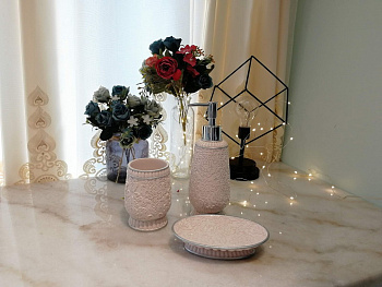 Набор для ванной №37 ВК-37-пудра