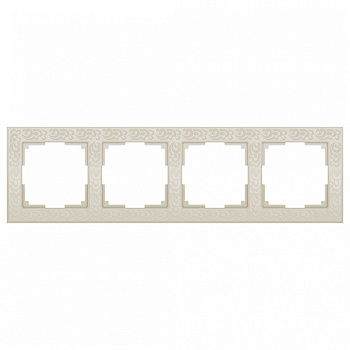 Рамка на 4 поста Werkel Flock WL05-Frame-04-ivory