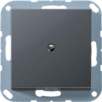 JUNG Матовый Антрацит Кабельный вывод с разгрузкой натяжения, термопласт