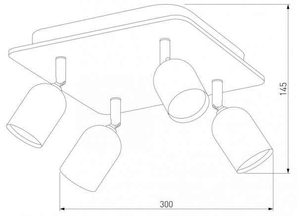 Спот TK Lighting Top 4418 Top