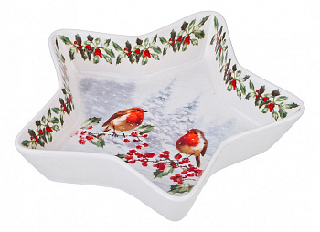 Блюдо декоративное (17.5х17.5х3.5 см) Звезда 85-1458