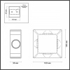 Накладной светильник Odeon Light Balla 4251/4WL