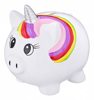 Копилка (12x10x12 см) Свинка-Единорог 574-333