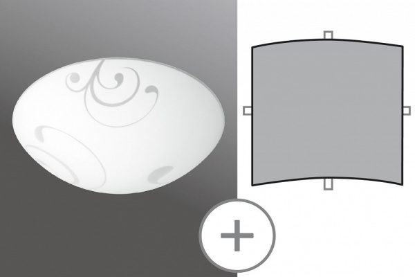 Плафон стеклянный Paulmann DecoSystems 70056