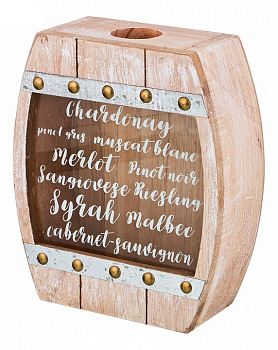 Копилка (18.5х22х7.5 см) Винный бочонок 124-132