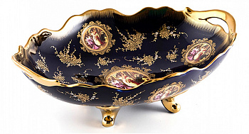 Чаша декоративная (37х27х14 см) Светское общество 77-629