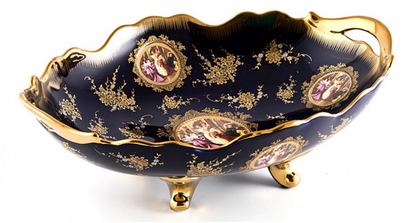 Чаша декоративная (37х27х14 см) Светское общество 77-629