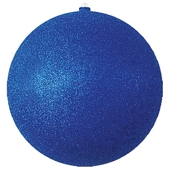 Елочная игрушка (30 см) Шар с блестками 502-053