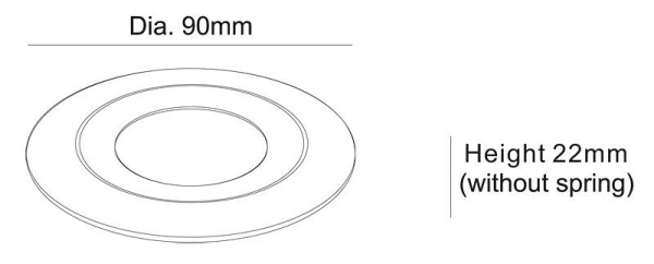 Рамка на 1 светильник Deko-Light  930253