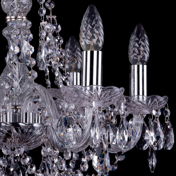 Подвесная люстра Bohemia Ivele Crystal 1406 1406/6/160/Ni