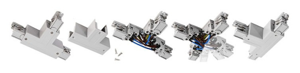 Соединитель T-образный для треков Deko-Light D Line 710028