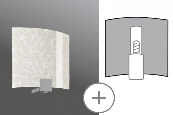 Плафон стеклянный Paulmann W-D Deco 70229