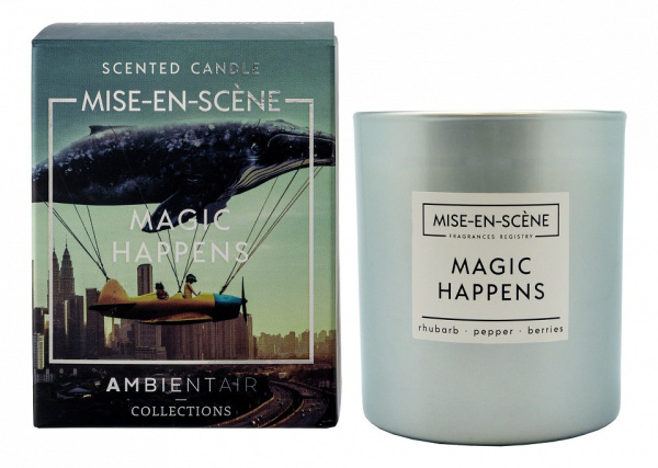 Свеча ароматическая (9.2 см) Mise En Scene Magic happens VV050GRMS