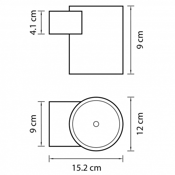 Накладной светильник Lightstar Paro LED 370574