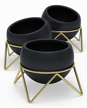 Набор из 3 кашпо (10.5x10.5x15 см) Potsy 1013191-1137