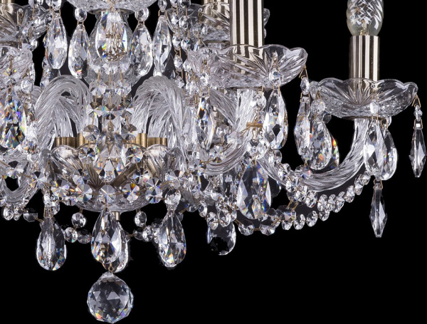 Подвесная люстра Bohemia Ivele Crystal 1402 1402/6_3/195/Pa