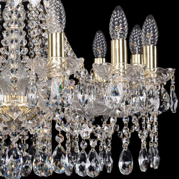 Подвесная люстра Bohemia Ivele Crystal 1413 1413/12/220/G