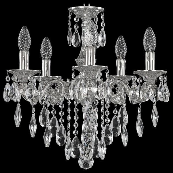 Подвесная люстра Bohemia Ivele Crystal 7101 71101/5/125 B Ni