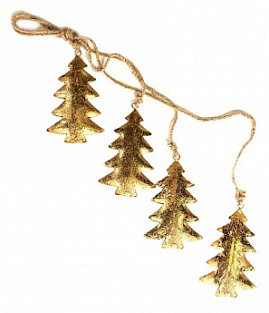 Елочная гирлянда (65x11 см) Golden Trees en_ny0026