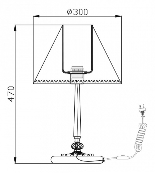 Настольная лампа декоративная Maytoni Soffia ARM095-00-N