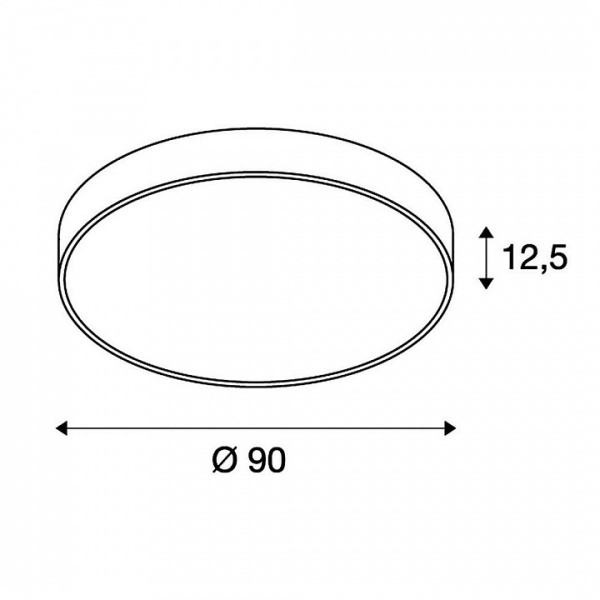 Накладной светильник SLV Medo 135170