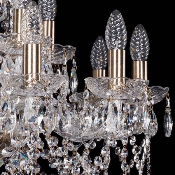 Подвесная люстра Bohemia Ivele Crystal 1413 1413/10+5/220/Pa