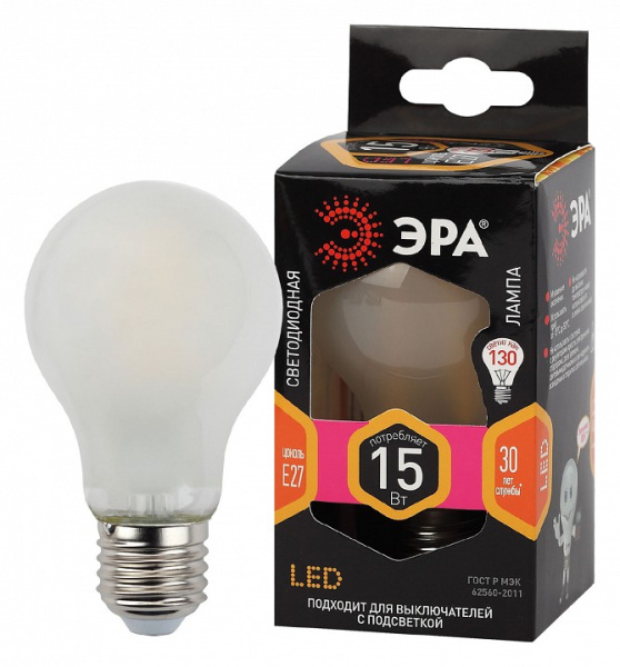 Лампа светодиодная Эра F-LED E27 15Вт 2700K Б0046982