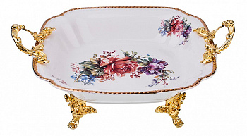 Чаша декоративная (33.2х33.2х6.8 см) Верона 163-368