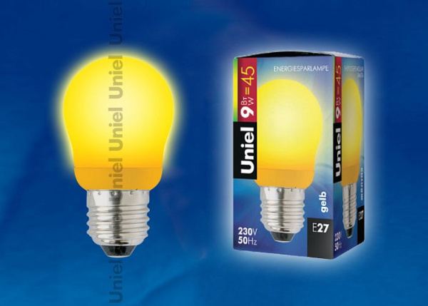 Лампа компактная люминесцентная Uniel  E27 9Вт K 02977