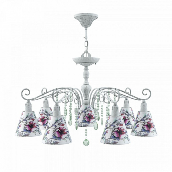 Подвесная люстра Lamp4You Provence 18 E4-07-G-LMP-O-13-CRL-E4-07-GR-DN