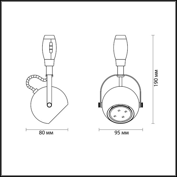Светильник на штанге Odeon Light Pulla 3804/1