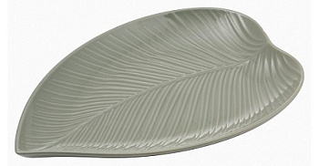 Блюдо декоративное (38x26x3.6 см) In The Forest Leaf 2002.223