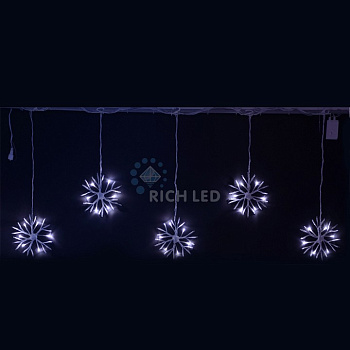 Гирлянда с насадками (3x0.7 м) RL-PSF3*0.7C-W/W