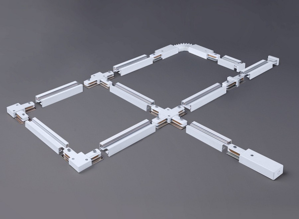 Соединитель X-образный для треков Elektrostandard Track Rail  WH Surface a039585