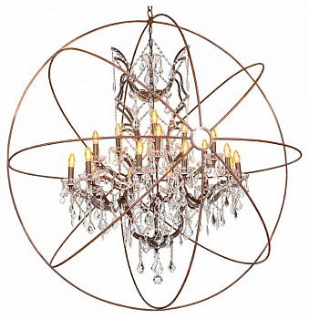 Подвесная люстра Loft it Foucaults orb crysta LOFT1897/21