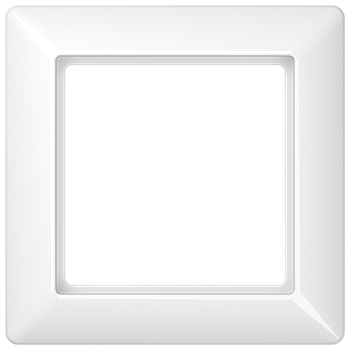 JUNG AS 500 Белая Рамка 1-ая ударопрочная