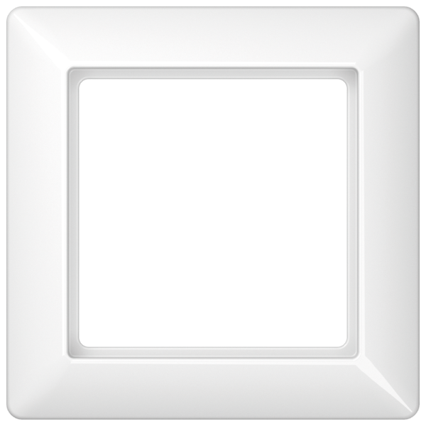 JUNG AS 500 Белая Рамка 1-ая ударопрочная